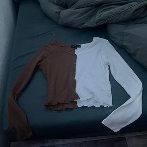 Two-Colored Button Up Shirt